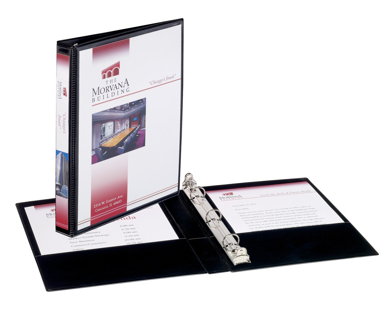 Avery Mini Durable View 3 Ring Binder, 0.5" Round Rings, Holds 5.5" x 8.5" Paper, 1 Black Binder (27725)